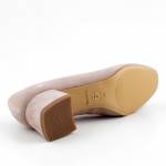 TAMARIS 22302-41 378 TAUPE SUEDE beżowe czółenka damskie