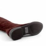 CAPRICE 25512-41 302 DK BRN ciemno brązowe kozaki stretch