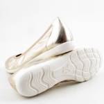 CAPRICE 22150-42 PLATIN METAL. platynowe balerinki damskie wl24