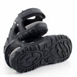 GEOX U6224B 0MEBC STRADA C9999 BLACK czarne sandały męskie zakryte
