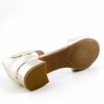 CAPRICE 28212-42 959 PLATIN METAL. platynowe złote sandały damskie wl24