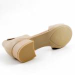CAPRICE 28212-42 402 BEIGE NAPPA beżowe sandały damskie wl24