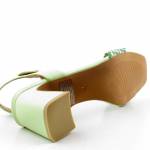 CAPRICE 28320-42 701 GREEN COMB zielone seledynowe sandały damskie wl24