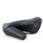 MACIEJKA 02629-61 zielone metal. czółenka damskie JZ24