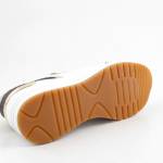 MARCO TOZZI 23723-41 19H WHITE COMBbiałe brazowe sneakersy damskie WL25