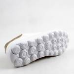 GEOX J55MRA 000BC PUFFYPOP C0588 białe kremowe półbuty młodziezowe wl25