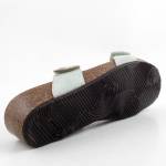 SCHOLL ABU DHABI MED seledynowe klapki damskie wl25 MF320281180