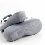 FIN-FLEX MA 1029/6GJ MUL BIAN szare kwiaty klapki damskie wl25