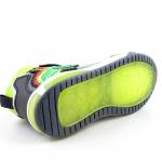 GEOX J569CA 05411 C0802 J INEC BOY czarne zielone półbuty chłopięce jz25