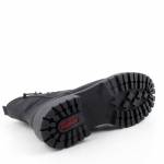 RIEKER 72653-00 czarne trzewiki damskie jz25