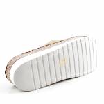 RIXA SHOES 58C2695 złote klapki damskie wl26
