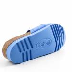 SCHOLL PRINCESS MED MF006601032 niebieskie klapki damskie wl26