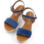 MARCO TOZZI 28347-22 NIEBIESKIE DENIM SANDAŁY *DL*