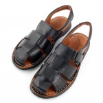 JUCARO 9110 NEGRO CZARNE ESPANA SANDAŁY *ML*
