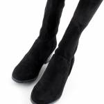 CAPRICE 25606 czarne kozaki stretch *DZ*
