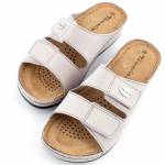 TAMARIS 27510-26 GREY popielate klapki *DL*