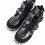 CAPRICE 26424-27 czarne śniegowce damskie 9-9-26425-27 019 BLACK COMB TEX