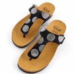 SCHOLL DUBAI FLIP-FLOP MED czarne japonki damskie