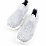 GEOX J25DLE 0007Q ARIL C1007 srebrne sneakersy młodzieżowe WL24
