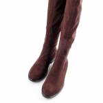 CAPRICE 25512-41 302 DK BRN ciemno brązowe kozaki stretch
