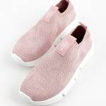 GEOX J25DLE 0007Q ARIL C8172 LT ROSE różowepółbuty sportowe
