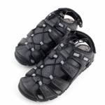 GEOX U6224B 0MEBC STRADA C9999 BLACK czarne sandały męskie zakryte