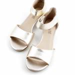 CAPRICE 28212-42 959 PLATIN METAL. platynowe złote sandały damskie wl24