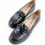 FILIPPO DP4128/24 BK czarne mokasyny damskie wl24