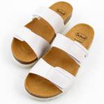 SCHOLL Lusaka 2.0 MED MF314841065 białe klapki damskie wl25