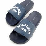 TOMMY HILFIGER T3BO-33457-1172800 ranatowe klapki młodzieżowe wl24