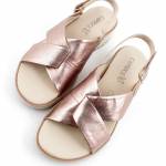 CAPRICE 28703-42 341 TAUPE METALLIC zlote sandaly damskie wl24