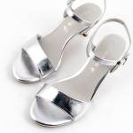 TAMARIS 28008-42 941 SILVER srebrne sandały damskie wl24
