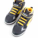 GEOX J469CA 011BC C0054 INEK czarne żółte sneakersy młodzieżowe jz24