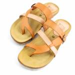 BLU SANDAL 8930 brązowe multi klapki damskie wl25 ESPANA IBIZA YOKONO