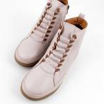 RAVINI VT102-1 SILVER GREY beżowe trzewiki damskie jz25