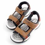GEOX J450RA 015ME BOREALIS CD6N6 brązowe sandały chłopięce wl26