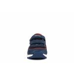GEOX B023CC ALBEN granatowe czerwone półbuty *KL*