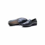 SERGIO LEONE MK 08 S czarne mokasyny damskie jz26