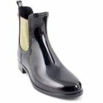 GIOSEPPO DERBY BLACK/GOLD CZARNE ZŁOTE KALOSZE *DP*