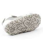 GEOX B52E6A C0434 bubble silver white BALERINKI *KP*