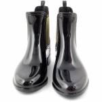 GIOSEPPO DERBY BLACK/GOLD CZARNE ZŁOTE KALOSZE *DP*