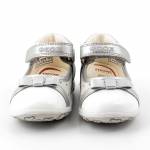 GEOX B52E6A C0434 bubble silver white BALERINKI *KP*