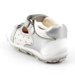 GEOX B52E6A C0434 bubble silver white BALERINKI *KP*