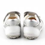 GEOX B52E6A C0434 bubble silver white BALERINKI *KP*