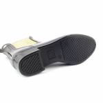 GIOSEPPO DERBY BLACK/GOLD CZARNE ZŁOTE KALOSZE *DP*