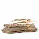 GIOSEPPO 48687-P TRIKALA złote sandały damskieGold