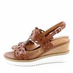TAMARIS 28332 brazowe sandały damskie 1-1-28332-26 305 COGNAC