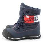 TOMMY HILFIGER T3B5-32098-1233Y019 granatowe śniegowce młodzieżowe