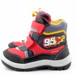 GEOX B163VB FLANFIL czarne czerwone śniegowce chłopięce B163VB 05411 C0020