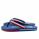 TOMMY HILFIGER T3B8-32265-0058X051 granatowe japonki BLUE/MULTICOLO